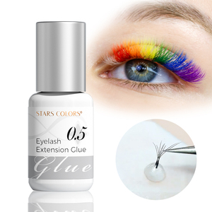 กาวติดขนตาปลอม Starscolors Clear Lash Glue กาวต่อขนตาแบบใส กันน้ำ สำหรับใช้ในร้านเสริมสวยมืออาชีพ - Product Image 1