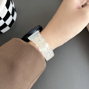 IVANHOE 20mm 22mm Bracelet laser en résine éblouissante Bracelet de loisirs adapté pour Samsung <span class=keywords><strong>Galaxy</strong></span> <span class=keywords><strong>Watch</strong></span> 5/4 <span class=keywords><strong>Active2</strong></span> <span class=keywords><strong>40mm</strong></span> 44mm Bend - Product Image 3