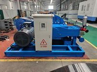 Pompa Lumpur Piston Tiga Langkah Horizontal 3DP1200S Berkualitas Tinggi, Penggerak Diesel/Listrik, Untuk Penggunaan di Ladang Minyak