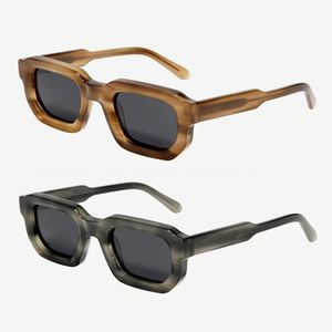 Gafas de Sol Personalizadas con Logotipo, Diseño Poligonal Cuadrado, Protección UV400, Montura Pequeña de Acetato, para Hombre y Mujer - Product Image 3