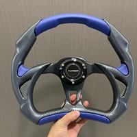 Volant de course 350 mm pour jeu de drift automobile, volant universel en cuir pour sport automobile, volants personnalisés pour drift