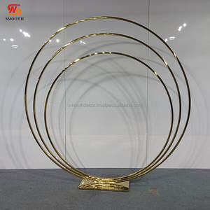 SMOOTH Modern Customized Stainless Steel Geometric <b>Rectangular</b> Wedding Backdrop <b>Mirror</b> Design Gold/Silver for Wedding Party - Product Image 6