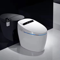 WC intelligent à chasse automatique à capteur de luxe pour salle de bain, bidet en céramique, une seule pièce, toilette intelligente