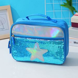 Bolsa Térmica Brillante para Niños con Forro de Papel de Aluminio y Diseño Reflectante Láser, Ideal para el Almuerzo Escolar, Frescura y Almacenamiento - Product Image 2