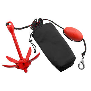 Kit d'ancrage pour kayak pliable rouge <span class=keywords><strong>de</strong></span> 1,5 kg pour accessoires marins - Product Image 1