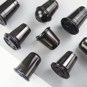 Gobelets en plastique jetables écologiques à prix d'usine 10 12 14 16oz à paroi simple pour boissons/café/boba/thé en PET transparent en forme de U - Product Image 2