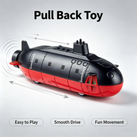 Nouveau Design Modèle Réduit 15 cm Sous-marin en Métal Jouet Militaire à Friction Voiture Jouet Moulée Sous Pression Mini Sous-marin en Alliage à Tirer Arrière pour Enfant