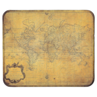 Alfombrilla de Juego para Videojuegos, Venta al Por Mayor de Fábrica, 60x30cm, Diseño de Mapa del Mundo en Tela, Antideslizante, Plegable, Lavable, Cosida, para Oficina y Hogar
