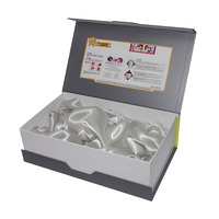 Boîte rigide en forme de livre magnétique personnalisée, emballage de style livre avec insert pour kit de test, produit industriel, cadeau