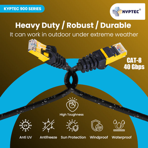 Câble Ethernet GigE industriel CAT 8 avec connecteur RJ45, câble réseau haute vitesse pour systèmes d'automatisation - Product Image 5