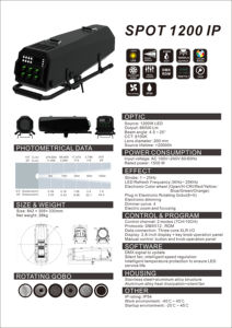 Водонепроницаемые светодиодные прожекторы 1200 Вт с диафрагмой (IRIS) - Product Image 4
