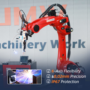 Brazo Robótico con Sistema de Soldadura Inteligente, Solución de Automatización Robótica Industrial Articulada de 6 Ejes, Brazo Robótico con Sistema de Soldadura Inteligente - Product Image 2