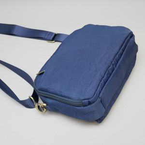 Nuevo diseño Nylon Correa de hombro larga Multi-compartimentos Peso ligero AZUL PROFUNDO Bolsas de mensajero unisex - Product Image 3