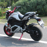 Moto électrique avec batterie au lithium 60V, cadre en alliage d'aluminium haute puissance, vitesse de 60 km/h, vélo de ville pour adultes