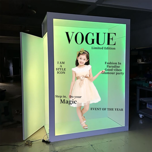 Photomaton à écran tactile 360° avec impression en libre-service pour les promotions dans les centres commerciaux et les lancements de supermarchés - Compatible avec les smartphones et les appareils photo - Product Image 1