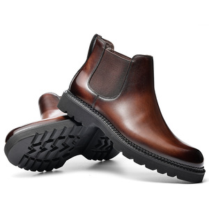 Zapatos Casuales Negros de Nuevo Estilo, Mocasines de Lujo para Negocios, Hechos a Medida, al por Mayor, Zapatos Sin Cordones que Aumentan la Estatura - Product Image 4
