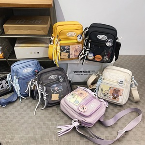 Meit Small Crossbody Bag Vertical <b>Square</b> Zipper Waterproof Casual Everyday Use Unisex Summer 2024 - Product Image 1