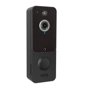 Hoge Kwaliteit Grey 1080P Deurbel Camera Wifi Video Deurbel 2023 Video Deurbel Camera Draadloze 1080P Hd Smart Wifi