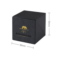 Bloc-notes carré en carton auto-adhésif sur mesure, papeterie de bureau et scolaire, bloc-notes pliable, porte-stylo