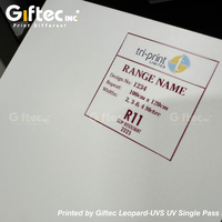 Imprimante UV industrielle Giftec 2 en 1 à passage unique, machine d'impression numérique à jet d'encre pour sachets en plastique, boîtes à lunch, gobelets en papier enduit