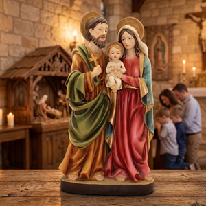 Statuette Religiose Cattoliche in Resina all'Ingrosso: Vergine Maria, <span class=keywords><strong>Assunzione</strong></span>, Lourdes, Cristo, Sacra Famiglia, Cuore Immacolato, Misericordia - Product Image 4