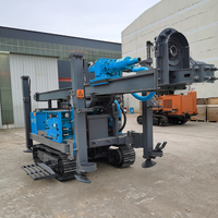 Machine de forage à circulation inversée sur chenilles hydrauliques, équipement de forage de puits d'eau à circulation inversée, équipement de forage rotatif