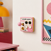 Cache-prise mural rétro pour borne d'arcade, ornement créatif pour la décoration intérieure et la décoration de pièce