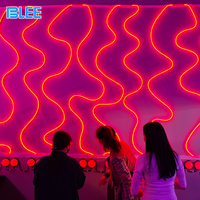 Bande lumineuse LED interactive à activation par bouton-poussoir pour jeu d'intérieur, avec fil coupé et lumière fluide, effet flash interactif