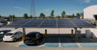 Système de support de carport solaire en alliage d'aluminium, installation facile, solution de montage photovoltaïque pour parkings