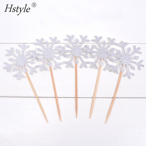Topper <span class=keywords><strong>de</strong></span> copos <span class=keywords><strong>de</strong></span> nieve para pastel <span class=keywords><strong>de</strong></span> <span class=keywords><strong>Frozen</strong></span>, decoración <span class=keywords><strong>de</strong></span> pastel <span class=keywords><strong>de</strong></span> <span class=keywords><strong>cumpleaños</strong></span> <span class=keywords><strong>de</strong></span> plata y azul, 10 Uds., PQ193 - Product Image 4