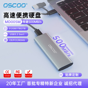 External High Capacity Magnetic <b>Hard</b> <b>Drive</b> 2.5 Inch PSSD Type C Interface Portable High Speed Factory New Model - Product Image 3