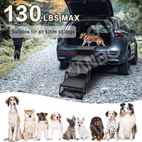 OEM Faltbare Hundetreppe für Auto 5 Stufen 6 Stufen Haustiertreppe mit Abnehmbarem Rutschfestem Filz