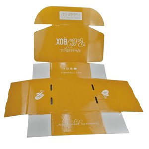 Wholesale Factory e flute corrugated kraft storage foldable paper shoe box - Product Image 2