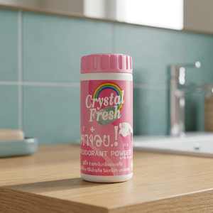 CRYSTAL FRESH Tailandia (Bangkok) Polvo Desodorante Corporal Herbal Unisex 22g (Aroma CP-022) Certificado ISO9001 ISO22716 OTOP - Product Image 1
