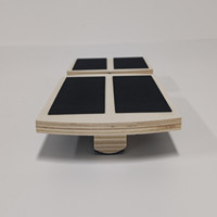 Planche d'équilibre pour chevilles en bois, surface antidérapante, entraînement, rééducation, récupération des chevilles, renforcement des chevilles, appareil d'exercice pour les chevilles