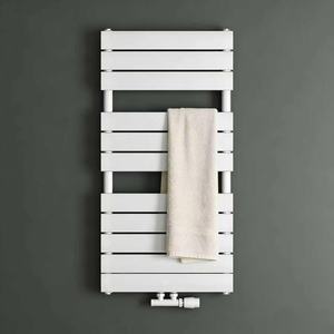 Calentador de Toallas Eléctrico Moderno de Acero Cromado, <span class=keywords><strong>Radiador</strong></span> de Baño con Control Táctil LED de 500W, Negro, para Uso en Hoteles y Apartamentos - Product Image 4