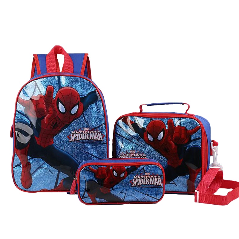 spiderman school bolsa set