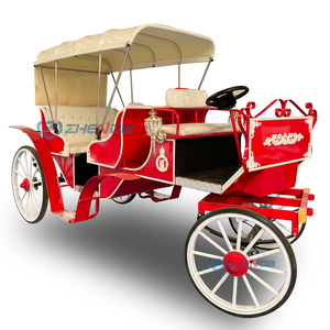 Hot Sale and Popularity Special Transportation Sightseeing Tourism Horse-drawn Carriage Tourist Carriage with Awning - Product Image 1