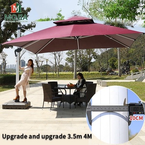 Grand parasol cantilever en aluminium pour extérieur, design moderne, sombrillas terraza romaine pour hôtel, patio, plage, mobilier d'extérieur - Product Image 2