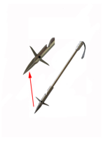 Lance-pierre portatif en acier inoxydable pour tir de fléchettes de pêche, avec déclencheur de catapulte à bille, accessoires de lance-pierre DIY
