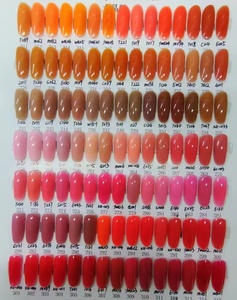 사용자 정의 로고 2 1 조각 확장 Coloful 분말 클리어 누드 디핑 네일 아크릴 분말 손톱 커버 아크릴 분말 500 + 색상 - Product Image 3