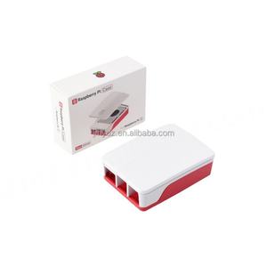 Caja de Refrigeración Oficial Roja y Blanca para Raspberry Pi de Quinta Generación, Caja Protectora con Ventilador de Refrigeración para Raspberry Pi - Product Image 1