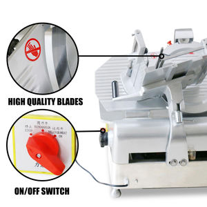 Trancheuse à viande électrique commerciale entièrement automatique 320mm épaisseur de coupe réglable pour usage domestique et <span class=keywords><strong>ferme</strong></span> - Product Image 5