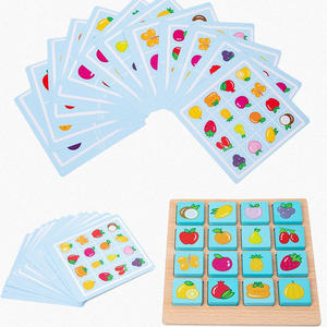 Enfants Montessori Puzzle <span class=keywords><strong>jeu</strong></span> de <span class=keywords><strong>société</strong></span> en bois mémoire <span class=keywords><strong>jeu</strong></span> d'échecs mémoire <span class=keywords><strong>jeu</strong></span> d'association pour les enfants - Product Image 6