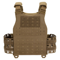 Chaleco Táctico Modular Kango Coyote Brown con Corte Láser, Liberación Rápida y Sistema MOLLE Completo