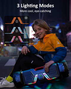 GYROOR <span class=keywords><strong>Hoverboard</strong></span> 8.5 pouces <span class=keywords><strong>tout</strong></span>-<span class=keywords><strong>Terrain</strong></span> <span class=keywords><strong>Hoverboard</strong></span> hors route avec haut-parleurs de musique et lumières LED auto-équilibré <span class=keywords><strong>Hoverboard</strong></span> Scooters - Product Image 6