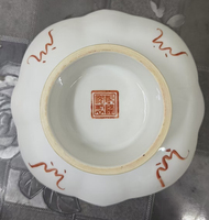 Vintage handgeschilderde Bok Choy porseleinen keramische fruitbord dienblad creatieve hoge voet campingkom dessert snoep snack keuken