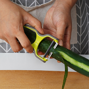 Éplucheur de légumes et de fruits avec poignée confortable, gadget de cuisine - Product Image 4