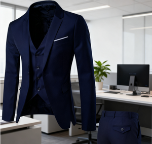 2026 नए के पुरुष सूट टू-पीस सज्जन की औपचारिक व्यावसायिक शादी के कपड़े पुरुषों के सूट - Product Image 1