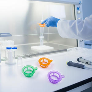 AMNGENT Filtro per Cellule in Rete di Nylon 40um 70um 100um, Sterile Confezionato Singolarmente, Filtro per Globuli Bianchi per Citometria in <span class=keywords><strong>Flusso</strong></span> - Product Image 6